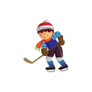 Child Hockey Star Boy